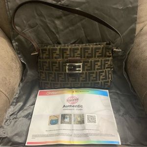 Authentic Fendi Mama Zucca shoulder bag